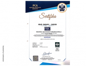 ISO 9001 : 2015 Certificate